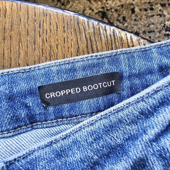 Judy Blue Cropped Bootcut Blue Denim Jeans Style JB88249 Size Womens 15/32 - Picture 13 of 16